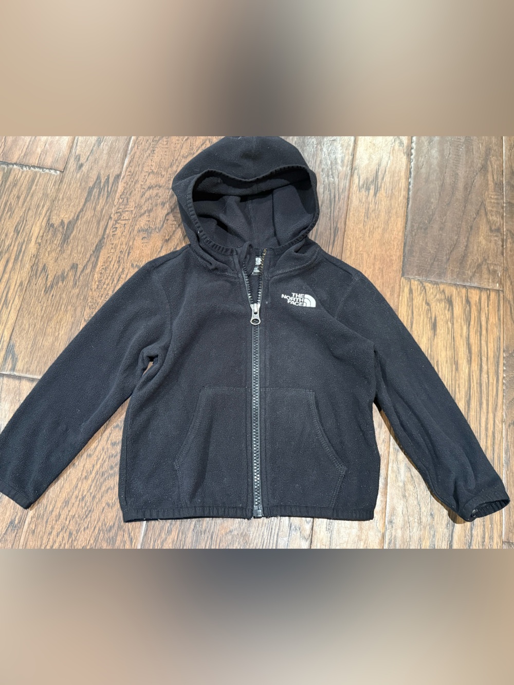 The North Face Baby/Infant Black Hooded Fleece Jacket size 12-18 Months